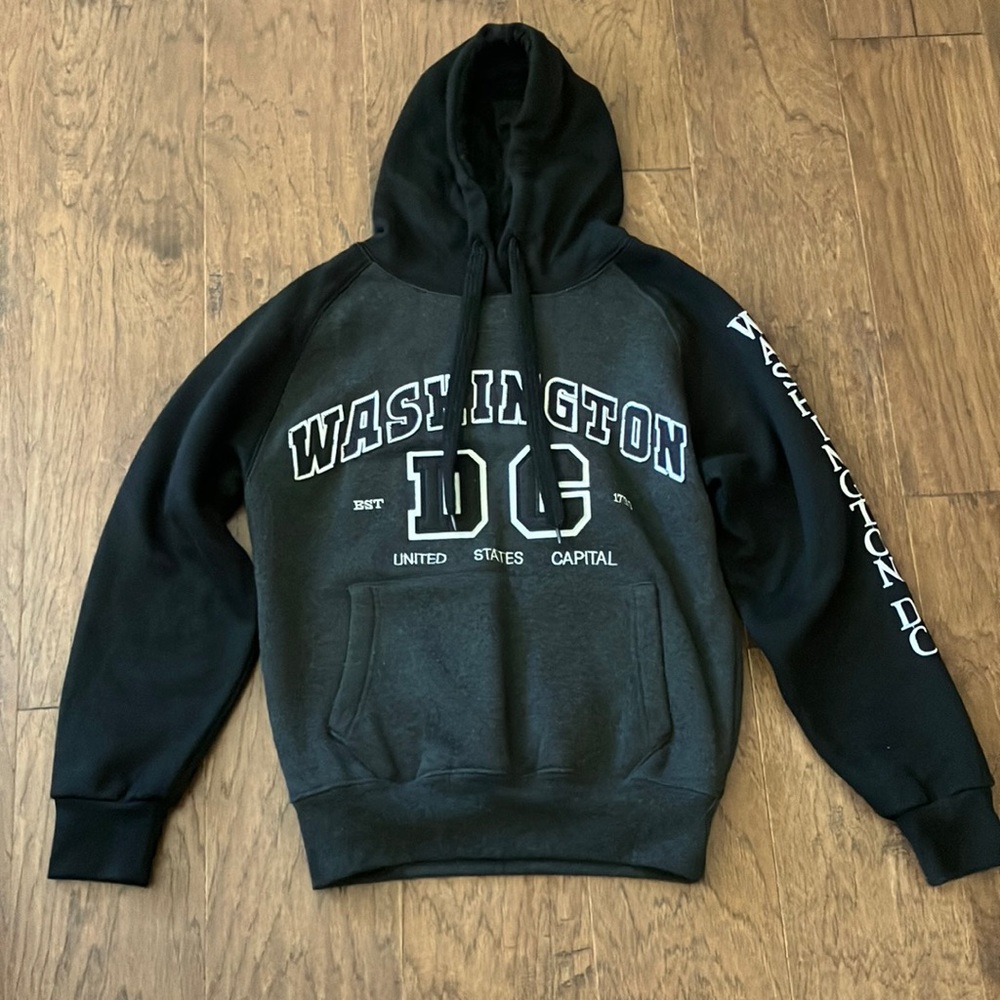 Black and grey Washington DC jacket